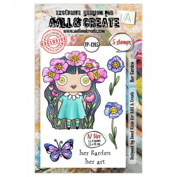 AALL & CREATE Clear Stamps - Her Garden #1285