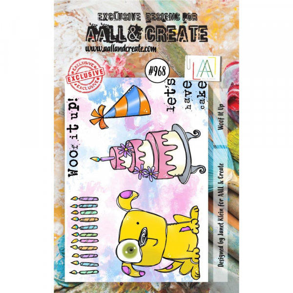 AALL & CREATE Clear Stamps - Woof It Up #968