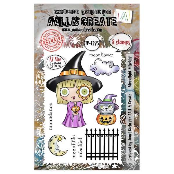 AALL & CREATE Clear Stamps - Moonlight Mischief #1295