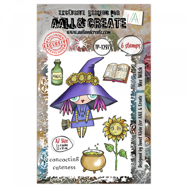 AALL & CREATE Clear Stamps - Wee Witch #1297