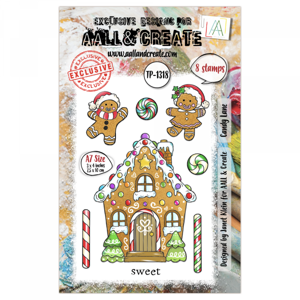 AALL & CREATE Clear Stamps - Candy Lane #1318