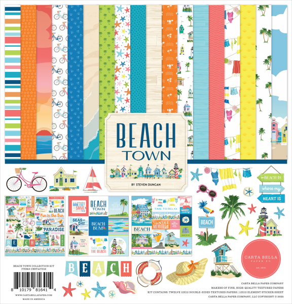 Carta Bella - Collection Kit - 12" x 12" - Beach Town