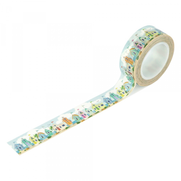 Carta Bella Washi Tape - Beach Town - Beach Front House