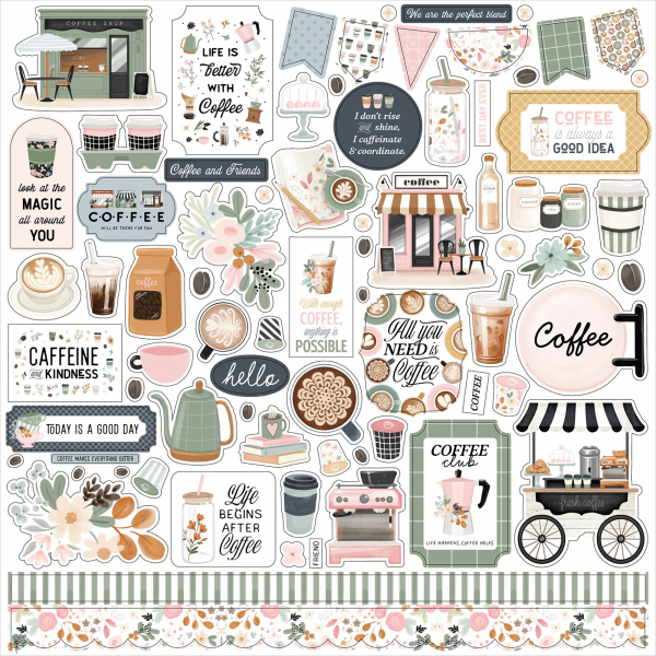 Carta Bella - Collection Kit - 12" x 12" - Coffee Shop