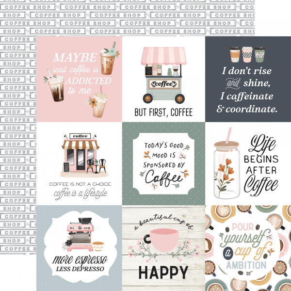Carta Bella - Collection Kit - 12" x 12" - Coffee Shop