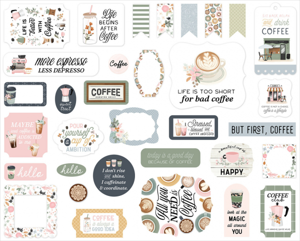 Carta Bella Ephemera - Coffee Shop