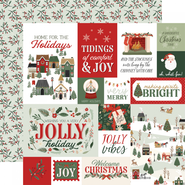 Carta Bella - Collection Kit - 12" x 12" - Christmas Village