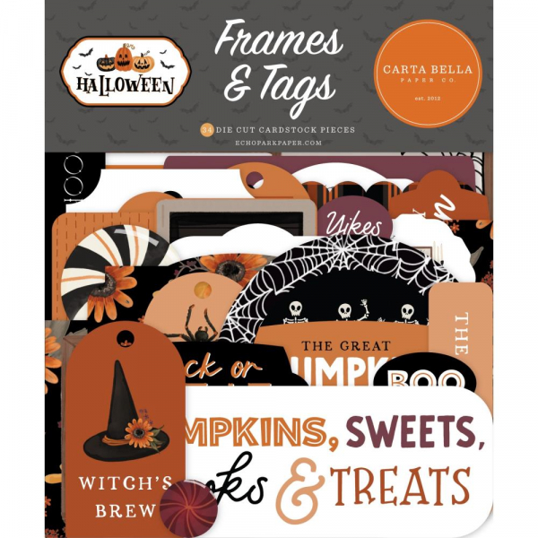 Carta Bella Frames & Tags - Halloween
