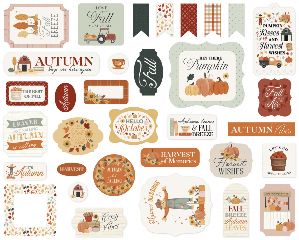 Carta Bella Ephemera - It's Autumn