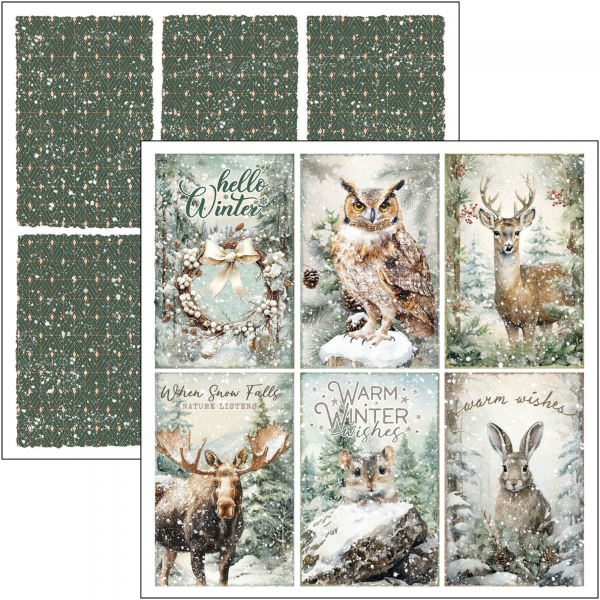 Ciao Bella - Paper Pad - 12" x 12" - Forest Tales