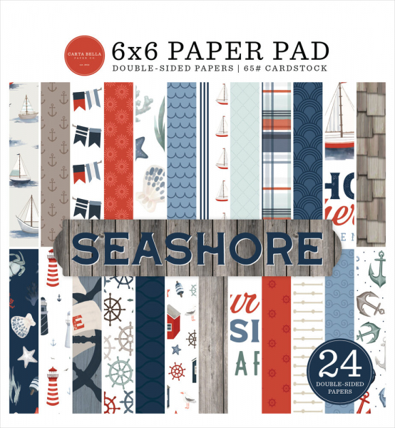 Carta Bella Paper Pack - Seashore - 6" x 6"