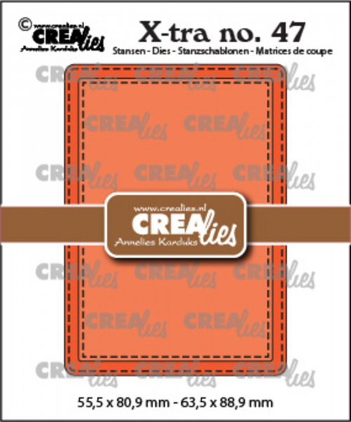 Crealies Stanze - ATC Stitch