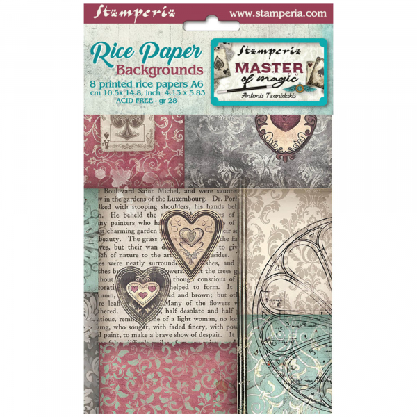 Stamperia Reis Papier - Backgrounds - Master of Magic A6