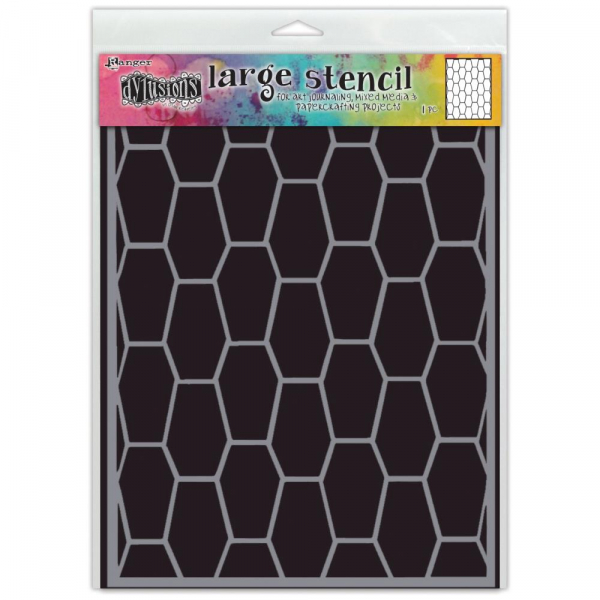 Dylusions large stencil - Coffins, Large
