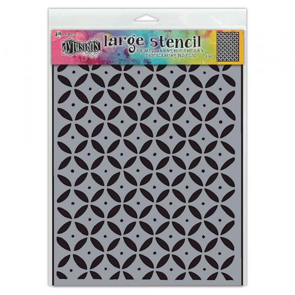 Dylusions large stencil - Dot Grid