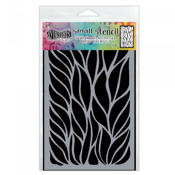 Dylusions small stencil - Fronds of Fun