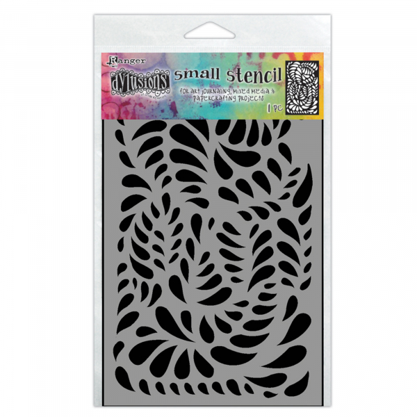 Dylusions small stencil - Brush Strokes