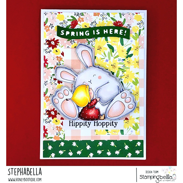 Stampingbella - Bundle Girl Loves Bunny Wobbles