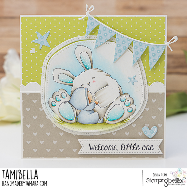 Stampingbella - Bundle Girl Loves Bunny Wobbles
