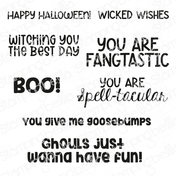 Stampingbella - Wicked Words Sentiment Set