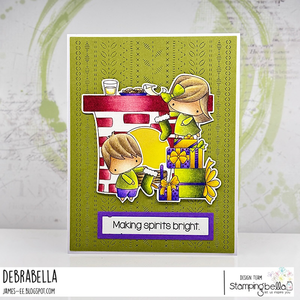 Stampingbella - Little Cutie Kids Hanging Christmas Stockings