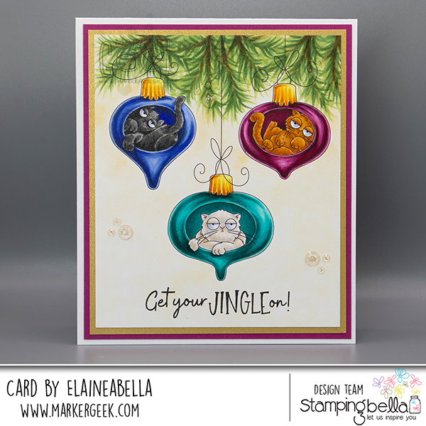 Stampingbella - Oddball Bauble Cats