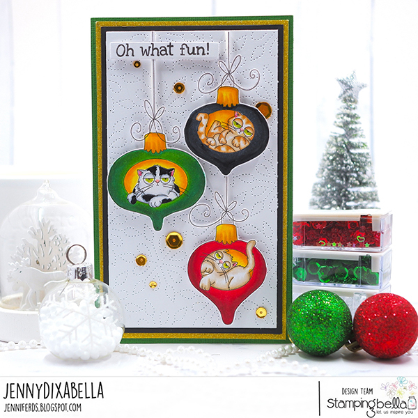 Stampingbella - Oddball Bauble Cats