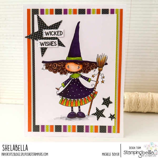 Stampingbella - Whimsabella Witch Elspeth Spindlewick