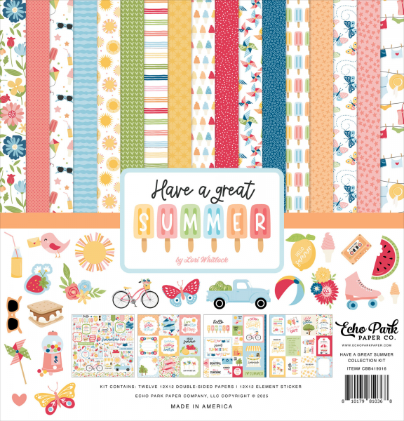 Echo Park - Collection Kit - 12" x 12" - Have a great Summer