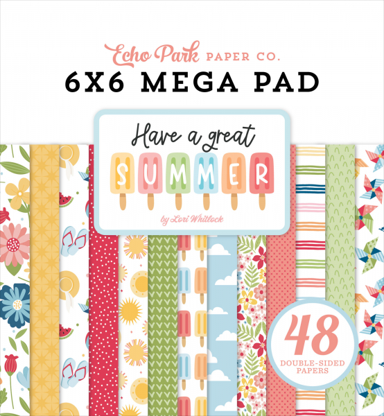 Echo Park Mega Paper Pack - Have a great Summer - 6" x 6"