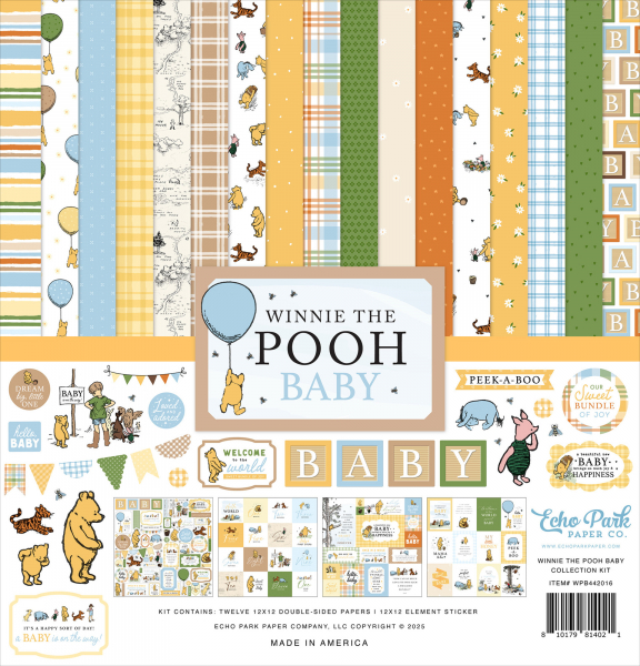 Echo Park - Collection Kit - 12" x 12" - Winnie the Pooh Baby