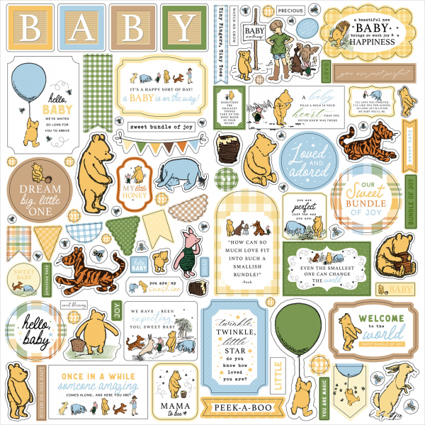 Echo Park - Collection Kit - 12" x 12" - Winnie the Pooh Baby