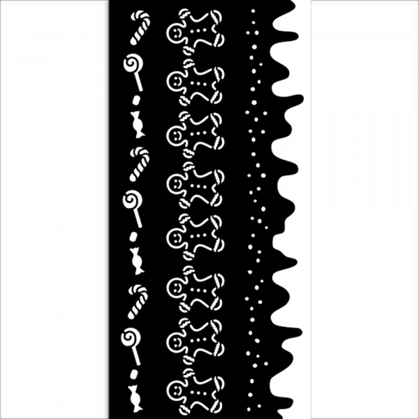 Stamperia Stencil - Candy Cane Stripes