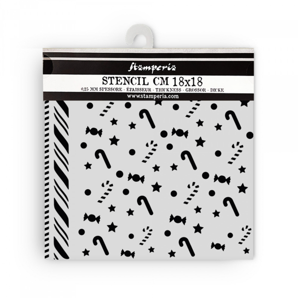 Stamperia Stencil - Candycanes