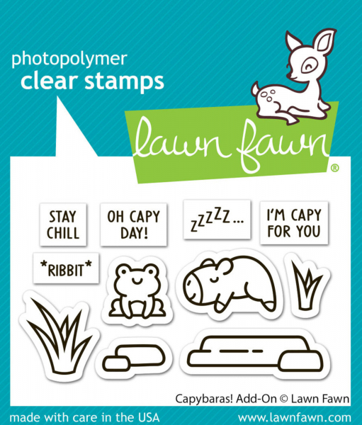 Lawn Fawn Clear Stamps - Capybaras! Add-On