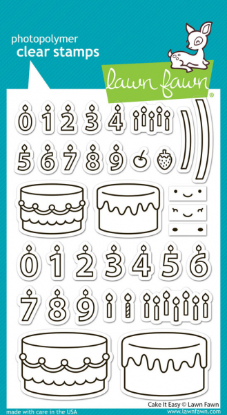 Lawn Fawn Clear Stamps - Cake It Easy