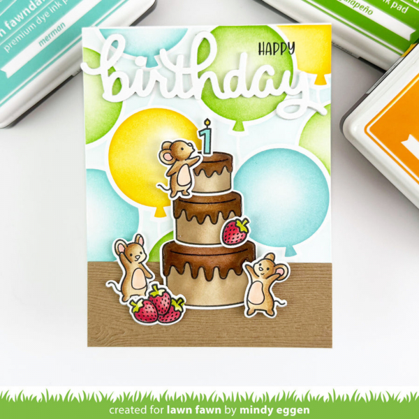 Lawn Fawn Clear Stamps - Cake It Easy