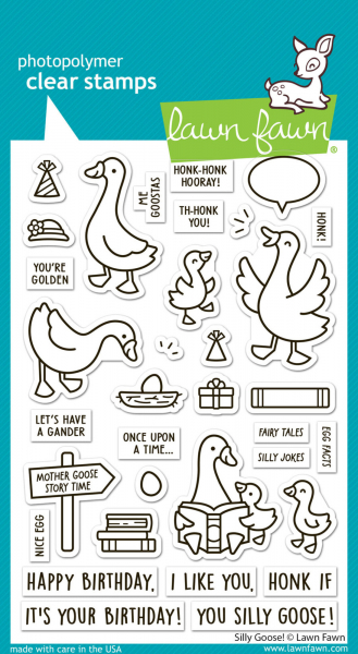 Lawn Fawn Clear Stamps - Silly Goose!