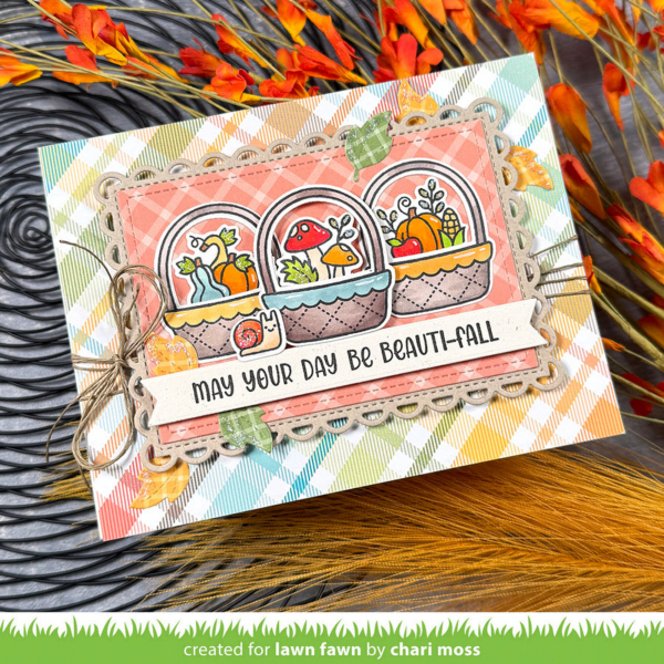 Lawn Fawn Clear Stamps - Spring Basket Add-On: Fall