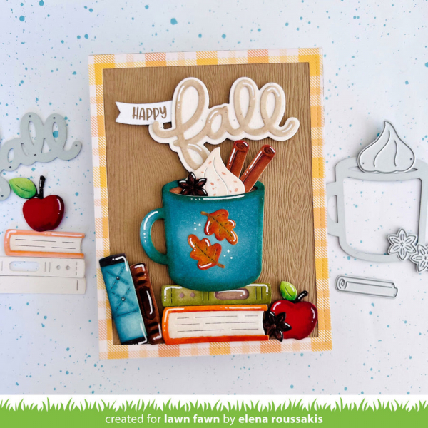 Lawn Fawn Die - Build-A-Drink Mug Add-On