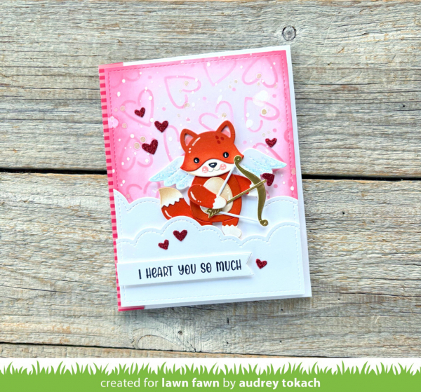 Lawn Fawn Die - Build-A-Critter Valentine Accessories