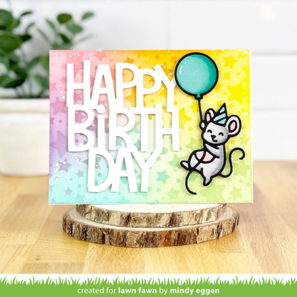 Lawn Fawn Die - Party Mouse