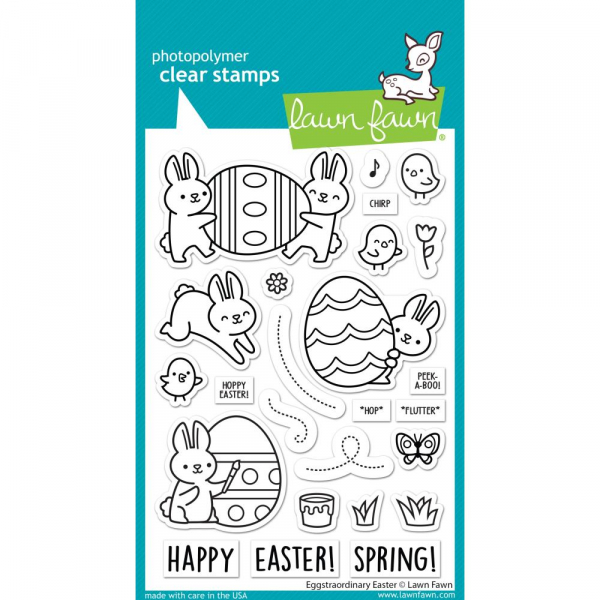 Lawn Fawn Clear Stamps - Eggstra-Ordinary Easter