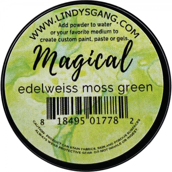 Lindy's Stamp Gang Magical - Edelweiss Moss Green Lindy's Stamp Gang Magical - Edelweiss Moss Green
