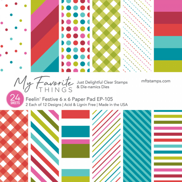 MFT Design Papier 6" x 6" - Feelin' Festive