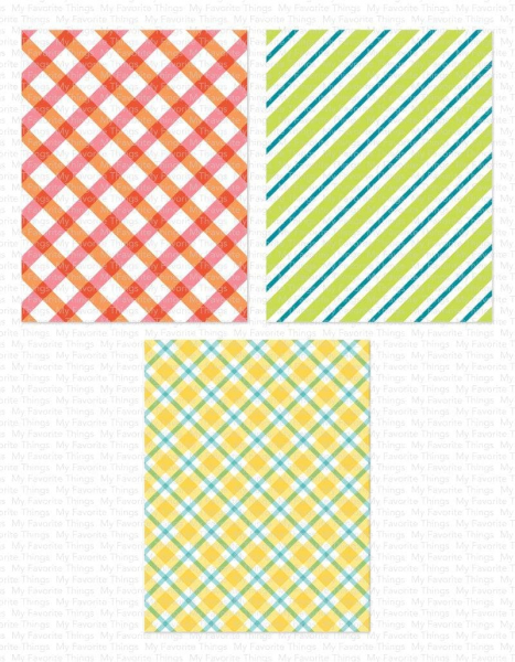 MFT - 6" x 6" Scene Stencil - Plaid Builder