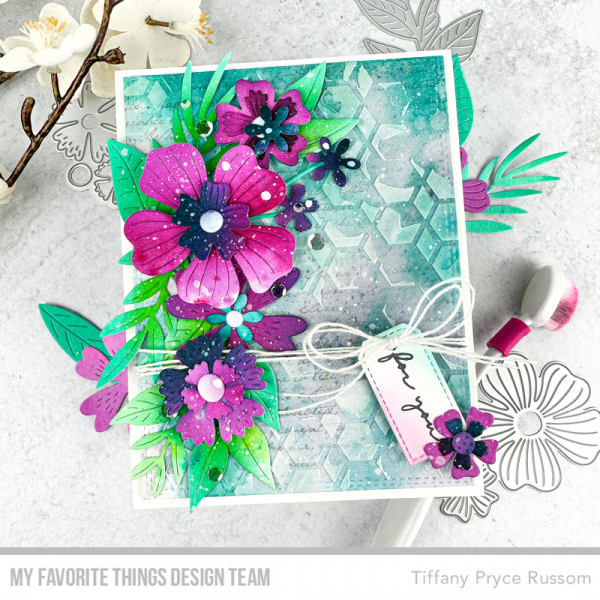 MFT - 6" x 6" Scene Stencil - Geometric Mosaic