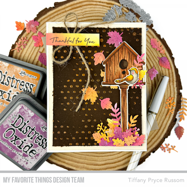 MFT - 6" x 6" Scene Stencil - Tiny Wonky Dots