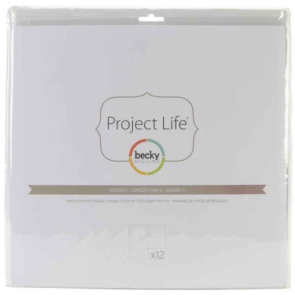 Project Life - Photo Pocket Pages 12" x 12" - Design C