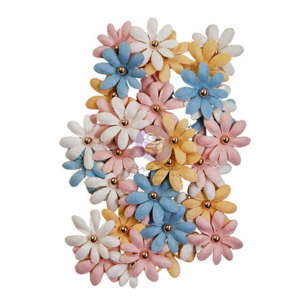 Prima Marketing Mulberry Paper Flowers - Lovely Sweets/Spring Abstract 50 Stk.